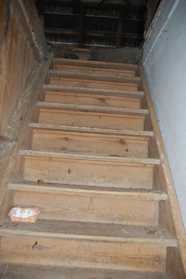 Treppe zum Dachboden Einfamilienhaus S�dm�ritz