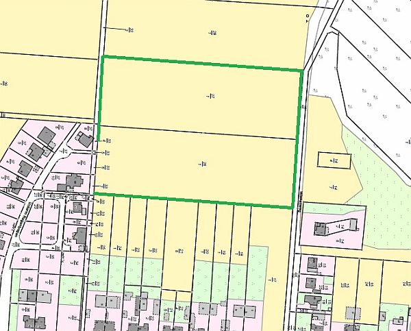 Lageplan Wohngrundst�ck Bollewick