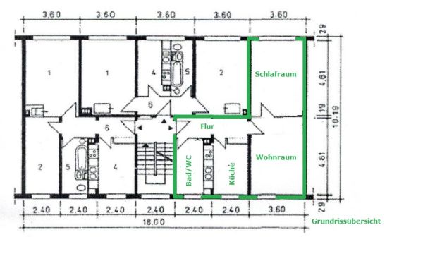 Grundriss Wohnung Priborn